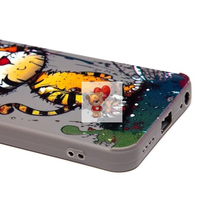 Чехол-накладка для Realme C67 4G (тигр) (серый) - SC335 Чехол-накладка для Realme C67 4G (тигр) (серый) - SC335