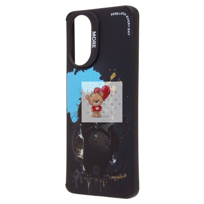 Чехол-накладка для Realme C67 4G (черный кот) (черный) - SC335 Чехол-накладка для Realme C67 4G (черный кот) (черный) - SC335