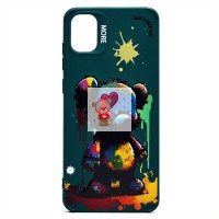 Чехол-накладка для Samsung Galaxy A05 (медведь) (темно-зеленый) - SC335 Чехол-накладка для Samsung Galaxy A05 (медведь) (темно-зеленый) - SC335