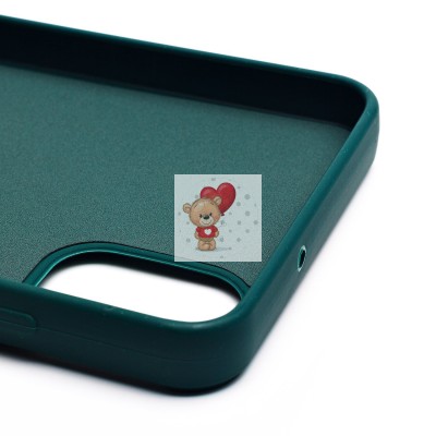 Чехол-накладка для Samsung Galaxy A05 (медведь) (темно-зеленый) - SC335