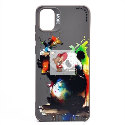 Чехол-накладка для Samsung Galaxy A05 (панда) (серый) - SC335