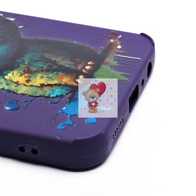 Чехол-накладка для Samsung Galaxy A05s (кот) (фиолетовый) - SC335