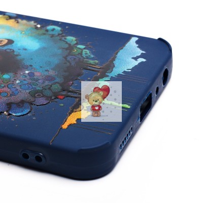 Чехол-накладка для Samsung Galaxy A05s (овечка) (темно-синий) - SC335