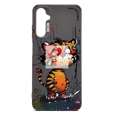 Чехол-накладка для Samsung Galaxy A05s (тигр) (серый) - SC335