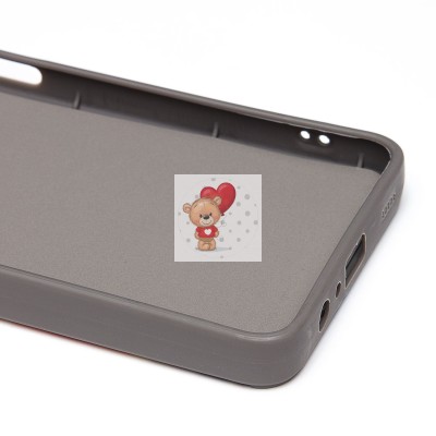 Чехол-накладка для Samsung Galaxy A12 (панда) (серый) - SC335 Чехол-накладка для Samsung Galaxy A12 (панда) (серый) - SC335