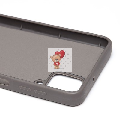 Чехол-накладка для Samsung Galaxy A12 (панда) (серый) - SC335 Чехол-накладка для Samsung Galaxy A12 (панда) (серый) - SC335