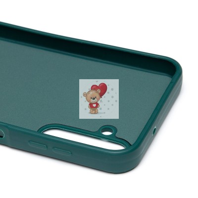 Чехол-накладка для Samsung Galaxy A14 4G (медведь) (темно-зеленый) - SC335 Чехол-накладка для Samsung Galaxy A14 4G (медведь) (темно-зеленый) - SC335