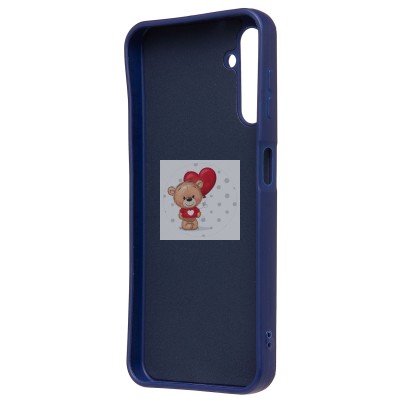 Чехол-накладка для Samsung Galaxy A14 4G (овечка) (темно-синий) - SC335