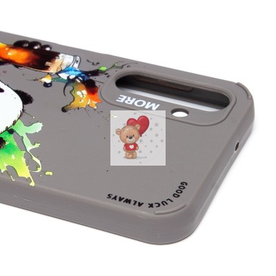 Чехол-накладка для Samsung Galaxy A14 4G (панда) (серый) - SC335