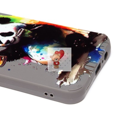 Чехол-накладка для Samsung Galaxy A14 4G (панда) (серый) - SC335