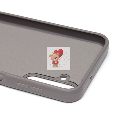 Чехол-накладка для Samsung Galaxy A14 4G (панда) (серый) - SC335