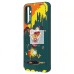 Чехол-накладка для Samsung Galaxy A14 4G (собака) (темно-зеленый) - SC335