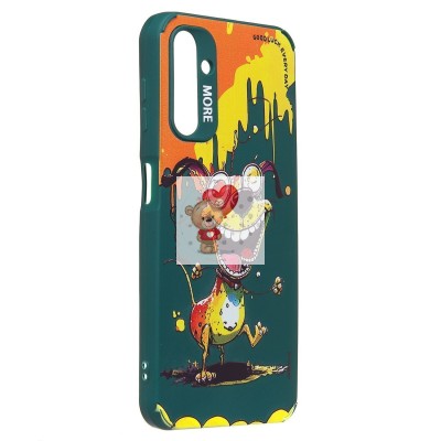 Чехол-накладка для Samsung Galaxy A14 4G (собака) (темно-зеленый) - SC335