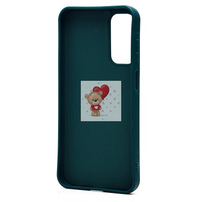 Чехол-накладка для Samsung Galaxy A15 5G (медведь) (темно-зеленый) - SC335 Чехол-накладка для Samsung Galaxy A15 5G (медведь) (темно-зеленый) - SC335