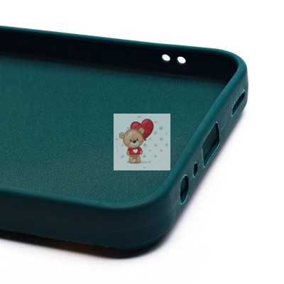 Чехол-накладка для Samsung Galaxy A15 5G (медведь) (темно-зеленый) - SC335 Чехол-накладка для Samsung Galaxy A15 5G (медведь) (темно-зеленый) - SC335