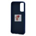 Чехол-накладка для Samsung Galaxy A15 5G (овечка) (темно-синий) - SC335