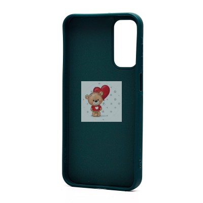 Чехол-накладка для Samsung Galaxy A15 5G (собака) (темно-зеленый) - SC335 Чехол-накладка для Samsung Galaxy A15 5G (собака) (темно-зеленый) - SC335