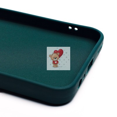 Чехол-накладка для Samsung Galaxy A15 5G (собака) (темно-зеленый) - SC335 Чехол-накладка для Samsung Galaxy A15 5G (собака) (темно-зеленый) - SC335