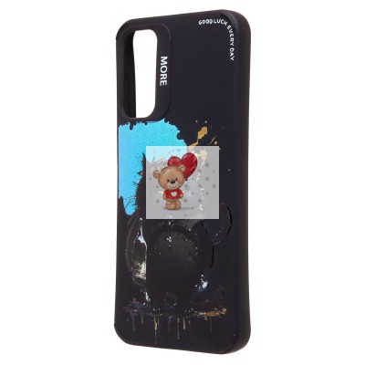 Чехол-накладка для Samsung Galaxy A15 5G (черный кот) (черный) - SC335 Чехол-накладка для Samsung Galaxy A15 5G (черный кот) (черный) - SC335