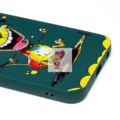 Чехол-накладка для Samsung Galaxy A24 4G (собака) (темно-зеленый) - SC335 Чехол-накладка для Samsung Galaxy A24 4G (собака) (темно-зеленый) - SC335