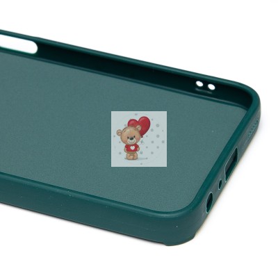 Чехол-накладка для Samsung Galaxy A24 4G (собака) (темно-зеленый) - SC335 Чехол-накладка для Samsung Galaxy A24 4G (собака) (темно-зеленый) - SC335