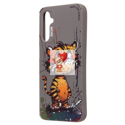 Чехол-накладка для Samsung Galaxy A24 4G (тигр) (серый) - SC335 Чехол-накладка для Samsung Galaxy A24 4G (тигр) (серый) - SC335