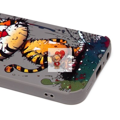 Чехол-накладка для Samsung Galaxy A24 4G (тигр) (серый) - SC335 Чехол-накладка для Samsung Galaxy A24 4G (тигр) (серый) - SC335