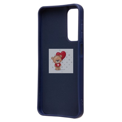 Чехол-накладка для Samsung Galaxy A25 (заяц) (темно-синий) - SC335 Чехол-накладка для Samsung Galaxy A25 (заяц) (темно-синий) - SC335