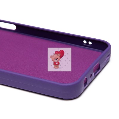 Чехол-накладка для Samsung Galaxy A25 (кот) (фиолетовый) - SC335 Чехол-накладка для Samsung Galaxy A25 (кот) (фиолетовый) - SC335