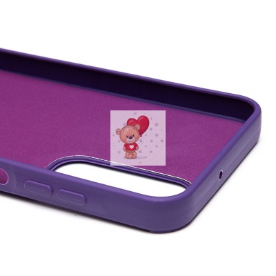 Чехол-накладка для Samsung Galaxy A25 (кот) (фиолетовый) - SC335 Чехол-накладка для Samsung Galaxy A25 (кот) (фиолетовый) - SC335