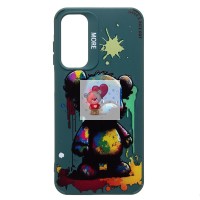 Чехол-накладка для Samsung Galaxy A25 (медведь) (темно-зеленый) - SC335 Чехол-накладка для Samsung Galaxy A25 (медведь) (темно-зеленый) - SC335