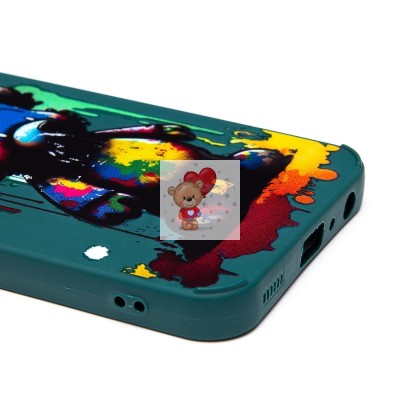 Чехол-накладка для Samsung Galaxy A25 (медведь) (темно-зеленый) - SC335 Чехол-накладка для Samsung Galaxy A25 (медведь) (темно-зеленый) - SC335