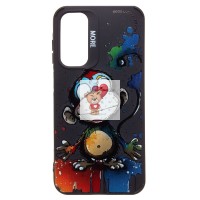 Чехол-накладка для Samsung Galaxy A25 (обезьяна) (черный) - SC335 Чехол-накладка для Samsung Galaxy A25 (обезьяна) (черный) - SC335