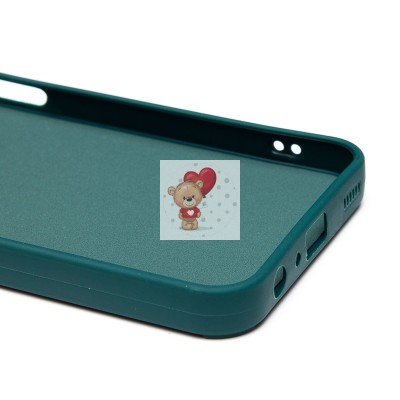 Чехол-накладка для Samsung Galaxy A25 (собака) (темно-зеленый) - SC335 Чехол-накладка для Samsung Galaxy A25 (собака) (темно-зеленый) - SC335