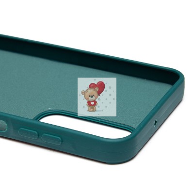 Чехол-накладка для Samsung Galaxy A25 (собака) (темно-зеленый) - SC335 Чехол-накладка для Samsung Galaxy A25 (собака) (темно-зеленый) - SC335