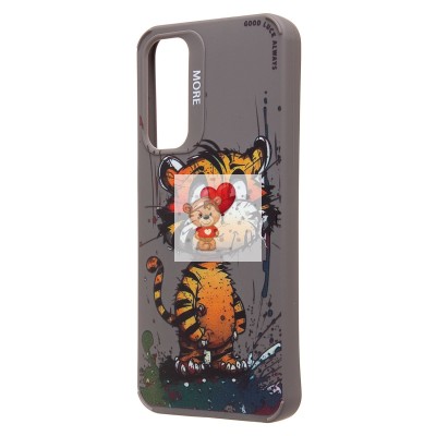 Чехол-накладка для Samsung Galaxy A25 (тигр) (серый) - SC335 Чехол-накладка для Samsung Galaxy A25 (тигр) (серый) - SC335