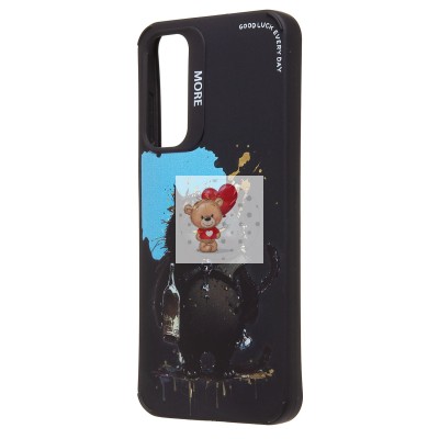 Чехол-накладка для Samsung Galaxy A25 (черный кот) (черный) - SC335 Чехол-накладка для Samsung Galaxy A25 (черный кот) (черный) - SC335