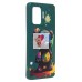 Чехол-накладка для Samsung Galaxy A32 4G (медведь) (темно-зеленый) - SC335