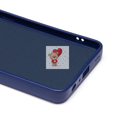 Чехол-накладка для Samsung Galaxy A32 4G (овечка) (темно-синий) - SC335
