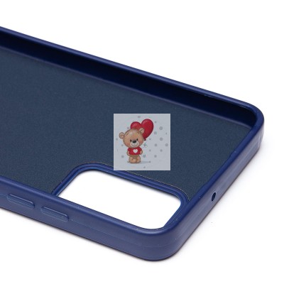 Чехол-накладка для Samsung Galaxy A32 4G (овечка) (темно-синий) - SC335