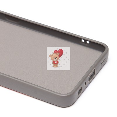 Чехол-накладка для Samsung Galaxy A32 4G (панда) (серый) - SC335