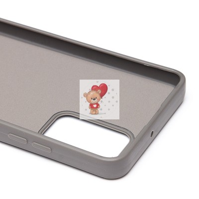 Чехол-накладка для Samsung Galaxy A32 4G (панда) (серый) - SC335