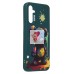 Чехол-накладка для Samsung Galaxy A34 (медведь) (темно-зеленый) - SC335