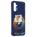 Чехол-накладка для Samsung Galaxy A34 (овечка) (темно-синий) - SC335