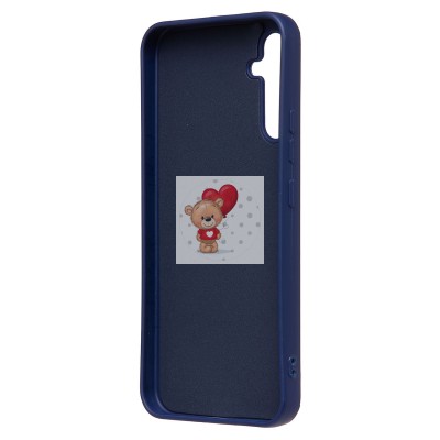 Чехол-накладка для Samsung Galaxy A34 (овечка) (темно-синий) - SC335