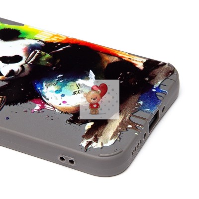 Чехол-накладка для Samsung Galaxy A34 (панда) (серый) - SC335