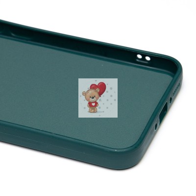 Чехол-накладка для Samsung Galaxy A34 (собака) (темно-зеленый) - SC335