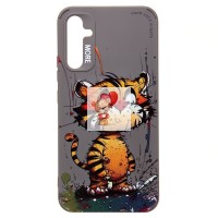 Чехол-накладка для Samsung Galaxy A34 (тигр) (серый) - SC335 Чехол-накладка для Samsung Galaxy A34 (тигр) (серый) - SC335