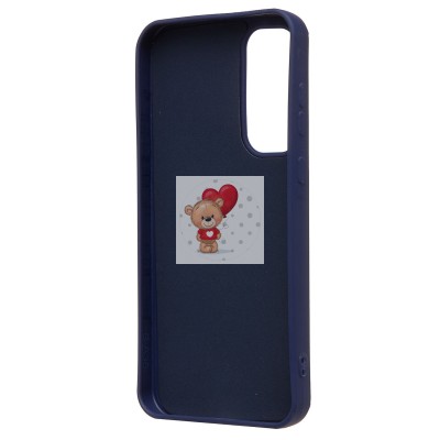 Чехол-накладка для Samsung Galaxy A35 (заяц) (темно-синий) - SC335 Чехол-накладка для Samsung Galaxy A35 (заяц) (темно-синий) - SC335