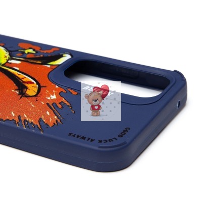 Чехол-накладка для Samsung Galaxy A35 (заяц) (темно-синий) - SC335 Чехол-накладка для Samsung Galaxy A35 (заяц) (темно-синий) - SC335